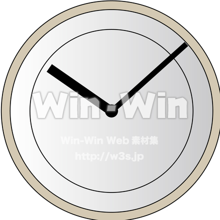 時計のCG・イラスト素材 W-017507