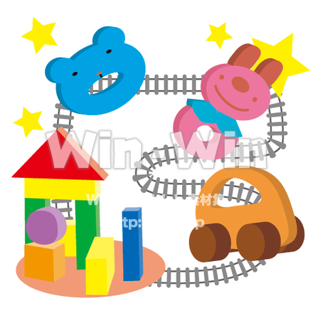 乳児玩具のCG・イラスト素材 W-018968