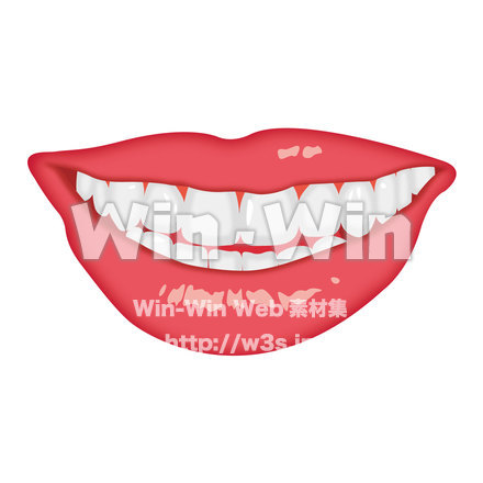 唇のCG・イラスト素材 W-019304
