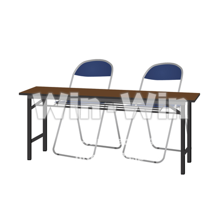 机といすのCG・イラスト素材 W-019181