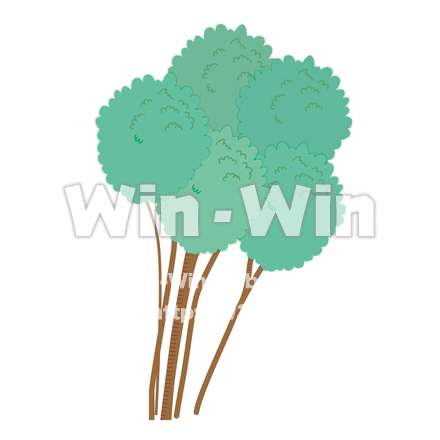 緑化樹木のCG・イラスト素材 W-022140