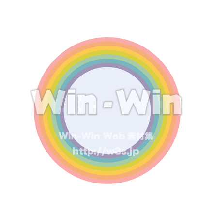 虹の輪のCG・イラスト素材 W-022670