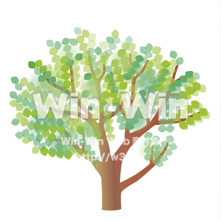 木（若葉の茂るころ）のCG・イラスト素材 W-024321
