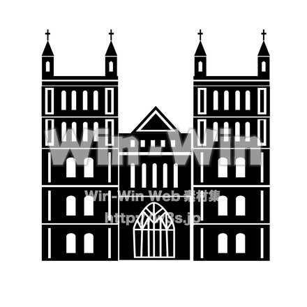 ウエストミンスター寺院のCG・イラスト素材 W-025984