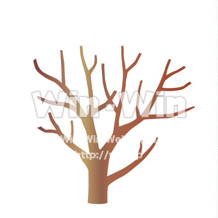木（落葉のころ）のCG・イラスト素材 W-024320