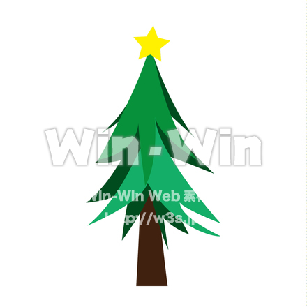 クリスマスツリーのCG・イラスト素材 W-026046