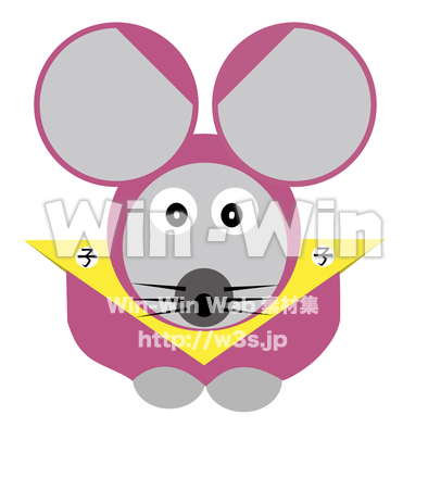ネズミのCG・イラスト素材 W-026444