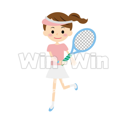 テニスのCG・イラスト素材 W-026732