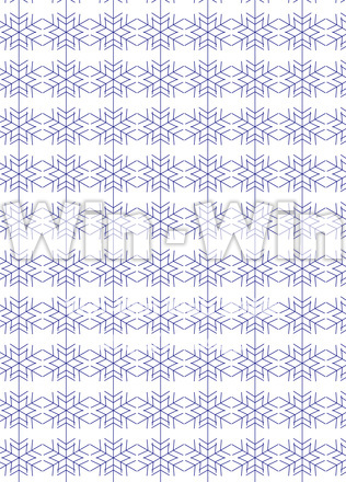 雪の結晶のパターンのCG・イラスト素材 W-028554